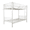 White, variant on GZXS Metal Bunk Bed Frame Twin Over Twin with Ladder and Guardrail, No Box Spring Needed, Gray
