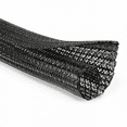 thumbnail image 4 of LazySpin 10ft Cord Protector Wire Loom Tubing Cable Sleeve, Black, 4 of 7
