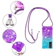 thumbnail image 5 of Funda para Samsung Galaxy S21 5G Brillantina Líquida Divertida Reluciente y con Cristales en Movimiento Cuerpo Cruzado con Cordón Ajustable, 5 of 5