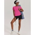 thumbnail image 6 of Weardear Workout Tops for Women UPF 50+ Yoga Shirts Short Sleeve Athletic Tops with Side Slits Loose Fit Running Gym Tee Top, 6 of 7