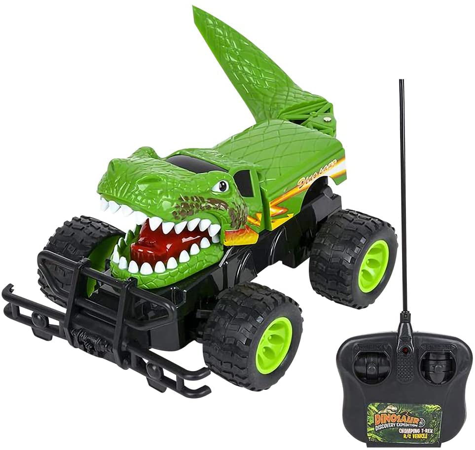 Gold Toy  14 Inch Remote Control Dinosaur Monster Truck  