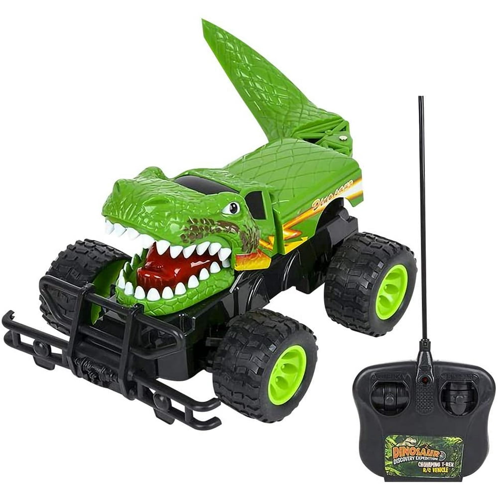 Gold Toy 14 Inch Remote Control Dinosaur Monster Truck Dino RC Toy Car