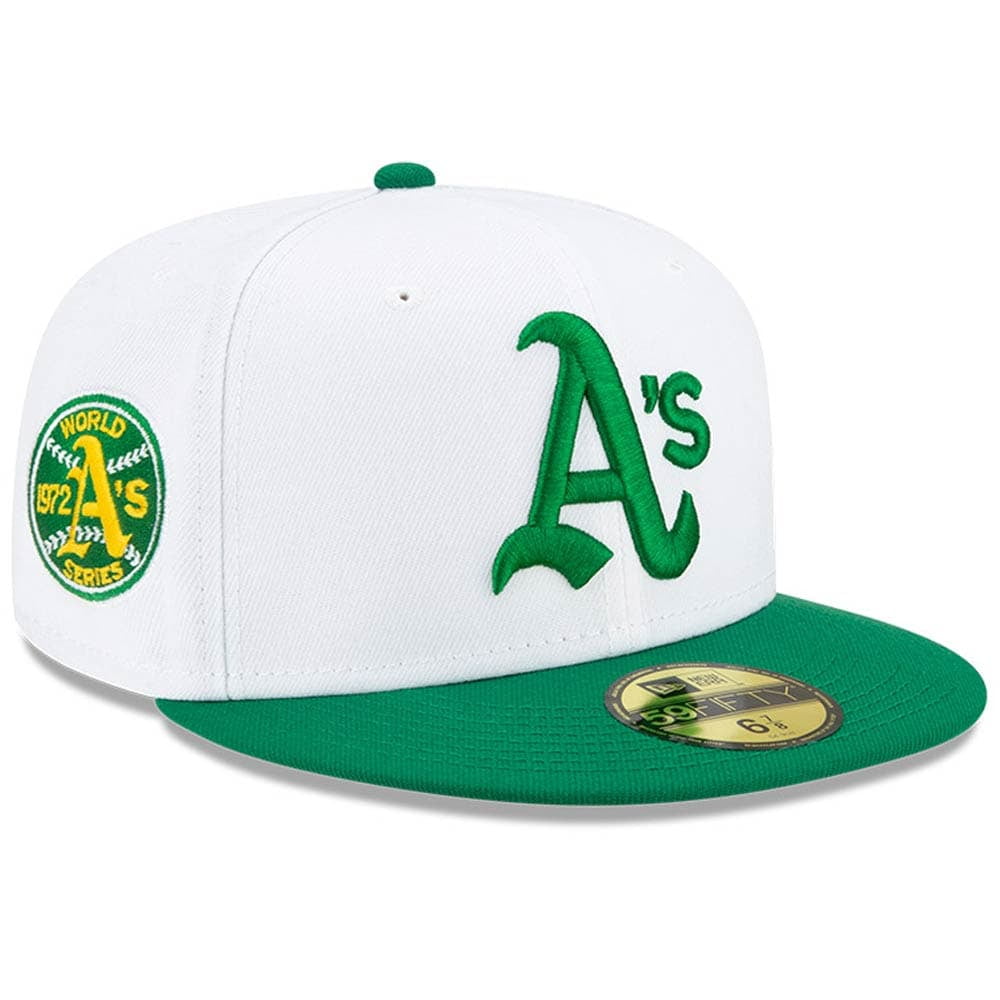 athletics new era hat