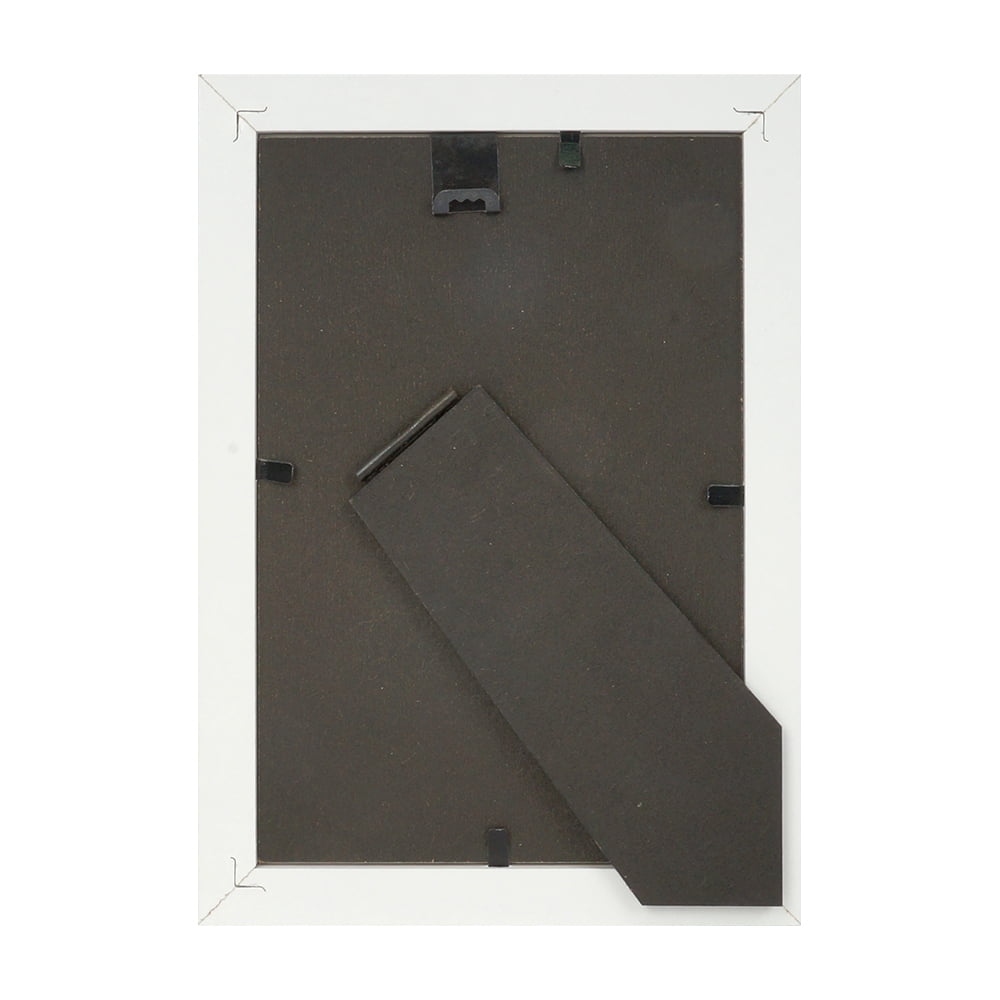 (4 pack) Mainstays – 4x6 Picture Frame – White Step Program Tabletop Photo Frame
