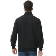 QPNGRP Men's Lightweight Jacket Casual Jacket Waffle Knitted Black Jacket Coat 4XL