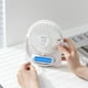 thumbnail image 4 of Mini Desktop Wall Hanging Fan Cooler Ultra Thin Summer Cooling Fan - Dark Blue, 4 of 5