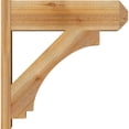thumbnail image 3 of Ekena Millwork 8"W x 26"D x 26"H Imperial Rough Sawn Craftsman Outlooker, Western Red Cedar, 3 of 4
