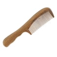 thumbnail image 4 of Peine de madera de sándalo verde, de pelo de barba, peine de madera, antiestático, finos, Zulema Peine de madera natural, 4 of 8