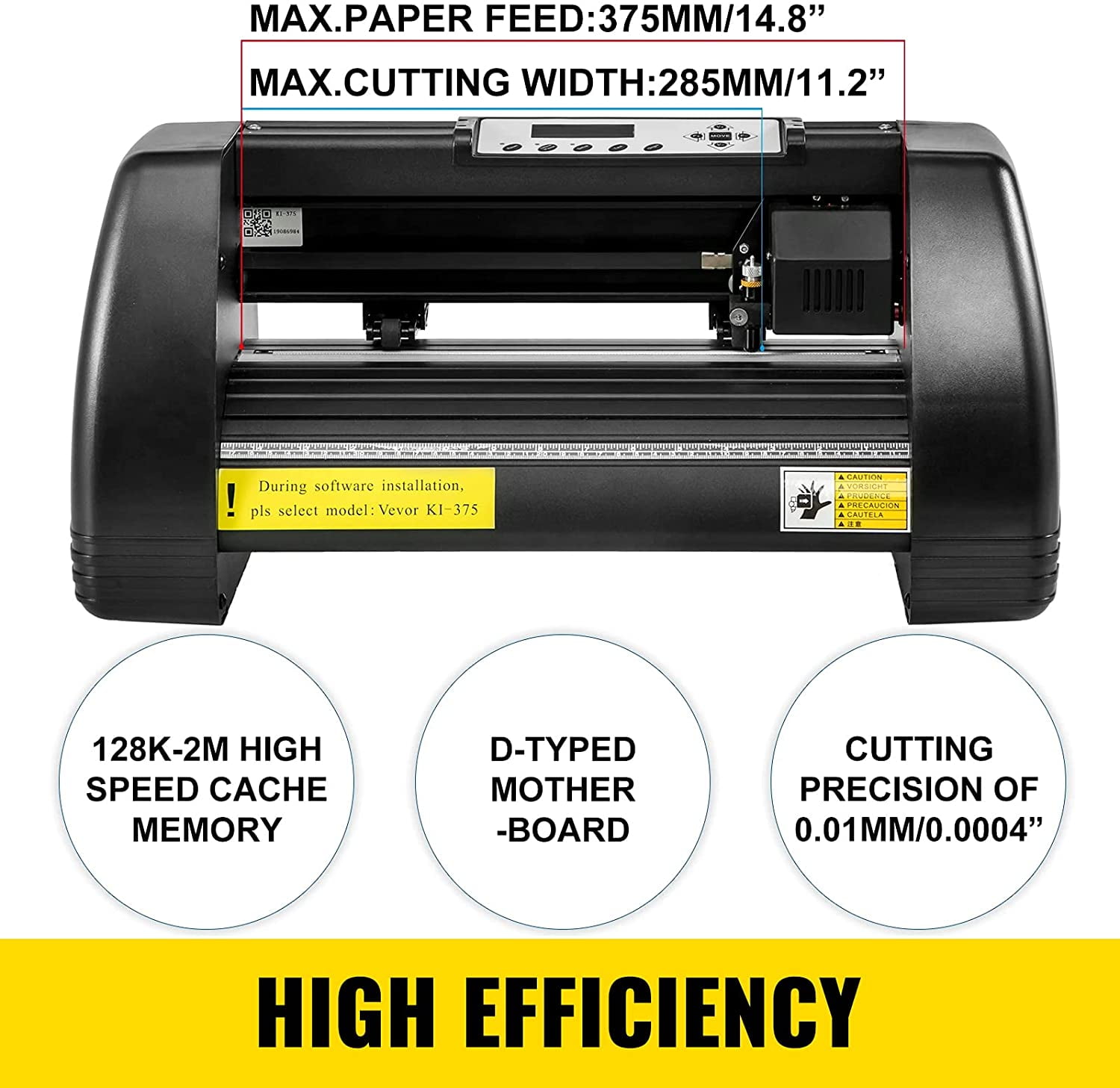 Vinyl Cutter Plotter Machine 14” Software Sign Making Machine 720mm Paper Feed Vinyl Cutter Plotter With Stand (14” 3