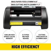 Vinyl Cutter Plotter Machine 14 Software Sign Making Machine 720mm Paper Feed Vinyl Cutter Plotter With Stand (14 3 ,Easy to Use