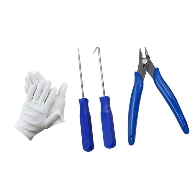 koolsoo Ensemble d'Outils de Raquettes Accessoire Outil à Main pour Badmintons Raquette de Tennis Bleu