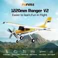 thumbnail image 4 of Fms Rc Planes for Adults Beginners 1220mm Ranger Remote Control Airplane with Reflex Yellow Hobby Rc Airplanes PNP (No Transmitter Battery,Charger), 4 of 8