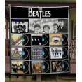 thumbnail image 3 of Manta de franela suave con diseño de banda de rock y música, manta con la firma de los Beatles, póster artístico suave, colcha, sofá, funda de aire acondicionado, 3 of 5