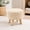 Natural White, variant on Outdoor Hand-Woven Sea Grass Round Pouf Footstool Soft Padded Ottoman Foot Rest for Patio Sofa Multiple Colors