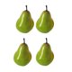 thumbnail image 1 of 4 unids Simulación Pera Fruta Modelo Decorativo Artesanía Fotografía Props Cyan, 1 of 6