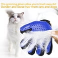 thumbnail image 3 of Guante de aseo para mascotas, cepillo para quitar el pelo suave para perros, gatos con pelaje largo y corto, diseño mejorado de cinco dedos, un par izquierdo y derecho Adepaton WRMH-352, 3 of 6