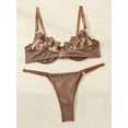 thumbnail image 4 of Brown Sheer Lingerie Set, 4 of 5