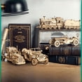 thumbnail image 1 of Rompecabezas tridimensional 3D, modelo de madera, coche, tren de vapor, juguete ensamblado, camión, Jeep, adornos, 1 of 3