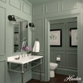 thumbnail image 3 of Hunter - Cypress Grove 1-light Natural Black Iron, Medium Size Sconce Light, Dimmable, Transitional Style, for Bedrooms, Dining, Living Rooms - 19253, 3 of 8