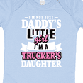thumbnail image 4 of Inktastic Im Not Just Daddys Little Im a Truckers Daughter Girls Baby Bodysuit, 4 of 5