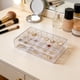 thumbnail image 4 of Double Layer Jewelry Organizer Box,Anti Tarnish Earring and Necklace Storage,Multiple Compartment Jewelry Box with Transparent Lid,Stackable Jewelry Case for Dresser Vanity,Travel Jewelry Organizer, 4 of 7