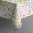 thumbnail image 4 of Pioneer Flower Floral Print Pattern Rectangle Tablecloth 60"x102", Waterproof Polyester Table Cloth, Wipeable Spillproof for Dining Camping Indoor Outdoor, 4 of 6