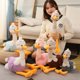 thumbnail image 5 of Bewildely Juguete con relleno de animales, muñeco de pierna larga, adorno para niños, dormitorio empalmado, cama, silla, sofá, cojín Animales de peluche y juguetes de peluche Azul, 5 of 6