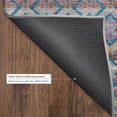 thumbnail image 6 of Addison Rugs Mayfield Premium Machine Washable Transitional Stripes Teal Rectangle Rug, 10' x 14', 6 of 9
