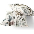 thumbnail image 4 of Flower Throw Pillow Covers 16x16 Set of 2, Flowers Pillow Cushion Cases,Decorative Square Pillowcases for Sofa Couch Bedroom Living Room Car, 4 of 6