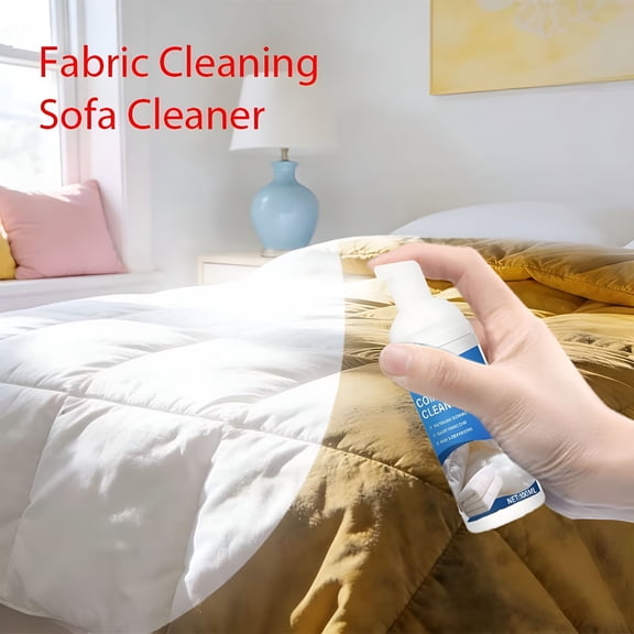RAGUPEL 100ml Fabric Dry Cleaning Foam Waterless Stain Remover Fabric Dry Cleaning Foam 100ML Waterless Stain Remover for Bedding Mattresses Sofas Pillows All-Purpose Upholstery Cleaner