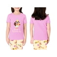 thumbnail image 2 of Topgal Lovely Puppy Theme Little Girls Pajama Tee Shorts & Pants 3 Pieces Dachshund Cotton Kid Pyjamas Set Size 5T, 2 of 7
