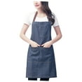 thumbnail image 4 of Jean Work Apron Jean Apron Protective Apron Women's 79.00X60.00X0.50CM Blue, 4 of 8