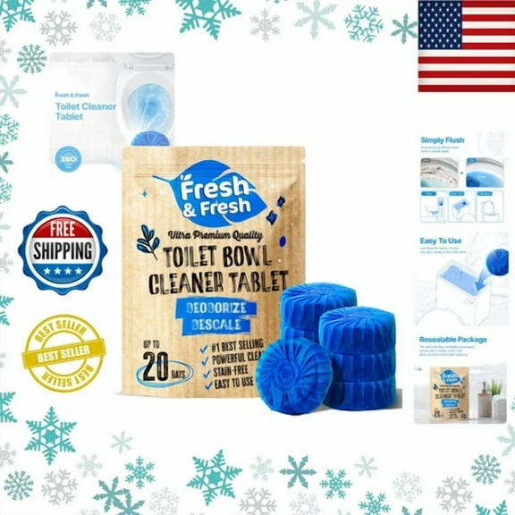 Automatic Toilet Bowl Cleaner Tablets Bathroom Toilet Tank Cleaner New