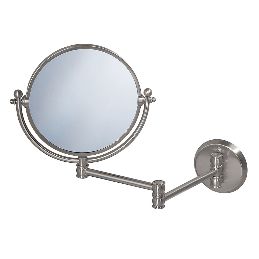 Wall Mount Mirror 3x Magnifying with 14-Inch Swing Arm Extents, Satin Nickel - image 2 of 2