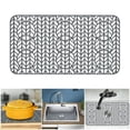 thumbnail image 1 of CHUANK Silicone Sink Mat Heat-Resistant Non-slip Sink Protectors Multifunctional Kitchen Sink Bottom Protective Mats Kitchen Sink Grid Accessories, 1 of 7