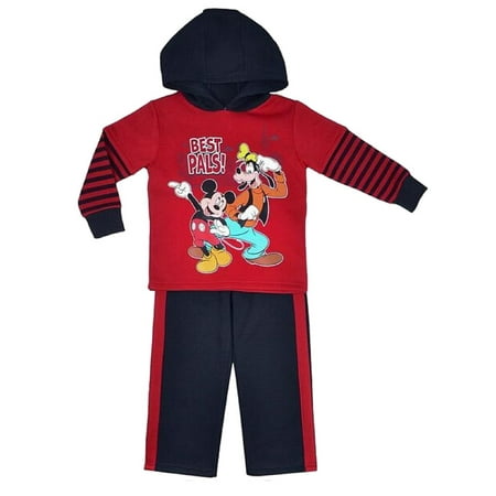 Infant & Toddler Boys Mickey Mouse & Goofy Outfit Hoodie & Sweat Pants Set