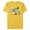 Yellow, variant on Disney Mickey & Friends Ludwig Von Drake Holiday Hits - Short Sleeve Blended T-Shirt for Adults - Customized-Yellow