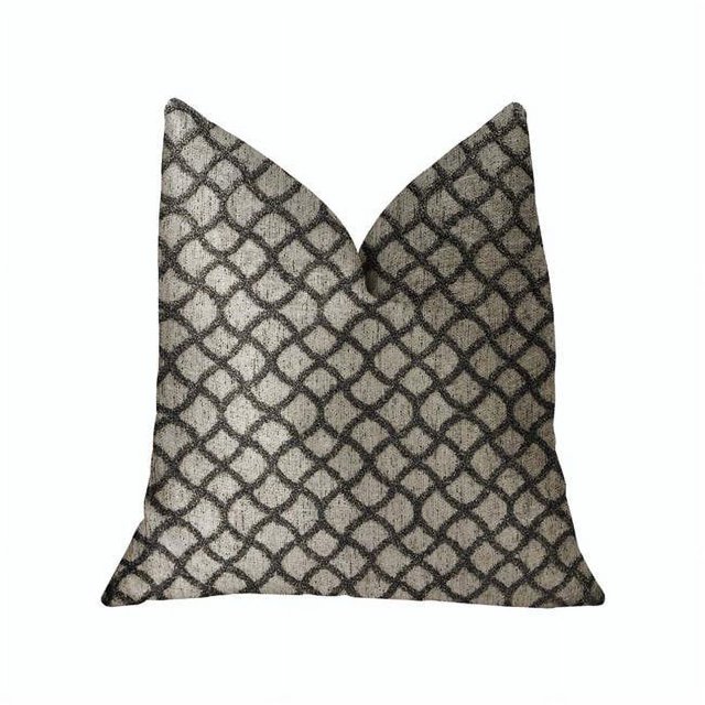 Plutus PBRA2215-2036-DP Coussin de Luxe Galactique Brun & Beige, 20 x 36 Po. King