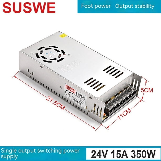 Fuente de alimentación conmutada 12V10a voltaje constante 5V12V24V48V36V30V42 DC monitoreo de seguridad Luz LED con fuente de alimentación Fuente de alimentación ajustable universal DC