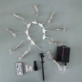 thumbnail image 4 of Luces de cadena de sombrilla de patio con pilas, 8 modos de control remoto para acampar con sombrilla de playa, 4 of 5