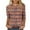 Orange Plus Size Blouse for Women_0, variant on CYMMPU Tunic Tops 3/4 Sleeve Spring Tops Summer Trendy Shirts Loose Fit Round Neck Blouses for Women Dressy Casual Flower Pattern Lightweight Basic Tees Gray L