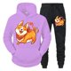 thumbnail image 3 of Conjunto de ropa deportiva con estampado de animé Shiba Inu para hombre, sudadera y pantalones con estampado de perro y animal, conjunto de 2 piezas, sudaderas y chándales divertidos para hombre, 3 of 5