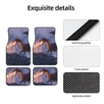 thumbnail image 4 of Naloa Winter Fire Dragon Car Foot Mat Set of 4 Pieces - Universal Floor Liner Neoprene Full Set Floor Mats for Cars Trucks SUV, 4 of 7