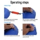 thumbnail image 5 of Potty Professioanl Air Inflacia Azul Cushion Cushion Hombres Mujeres Portatado Potty, 5 of 7