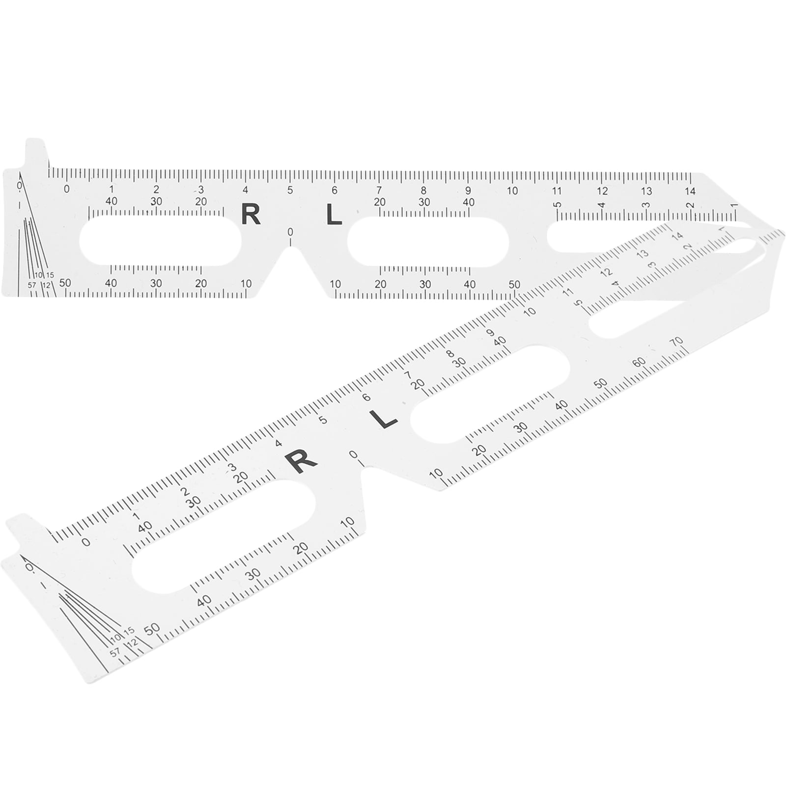 Pupil distance ruler 2Pcs Measuring Ruler for Pupillary Distance Pupil ...