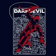 thumbnail image 2 of Mens Marvel: Daredevil City Outline Daredevil T Shirt, 2 of 5