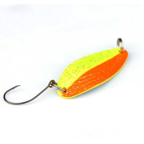 Ourlova 4.5g Colorful Fishing Lures Sequin Spoon Lure for Saltwater  Freshwater 
