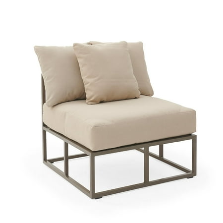 Belham Living Bonaire Aluminum Outdoor Armless Sectional Chair