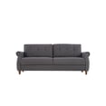 thumbnail image 2 of US Pride Furniture Matsuko 79.53" Rolled Arm Polyester Sofa , Gray, 2 of 5
