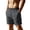 hgg366-Dark Gray, variant on Yaoyar Mens Cotton Linen Shorts Casual Drawstring 7inch Inseam Shorts Summer Beach Wear
